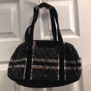 Tweed purse and matching wallet